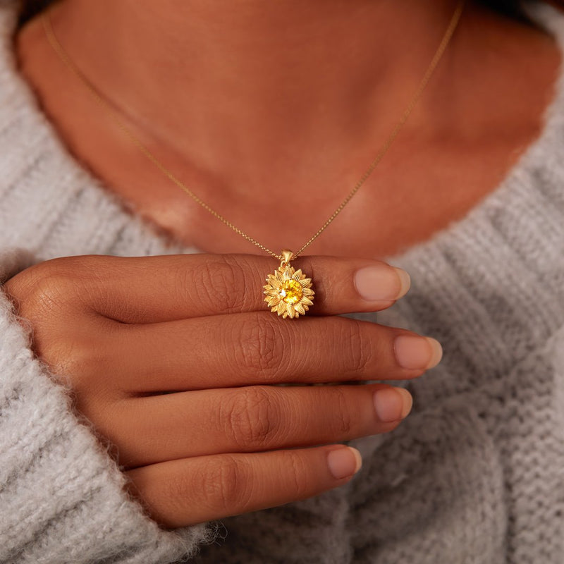 Sterling Silver Sunflower